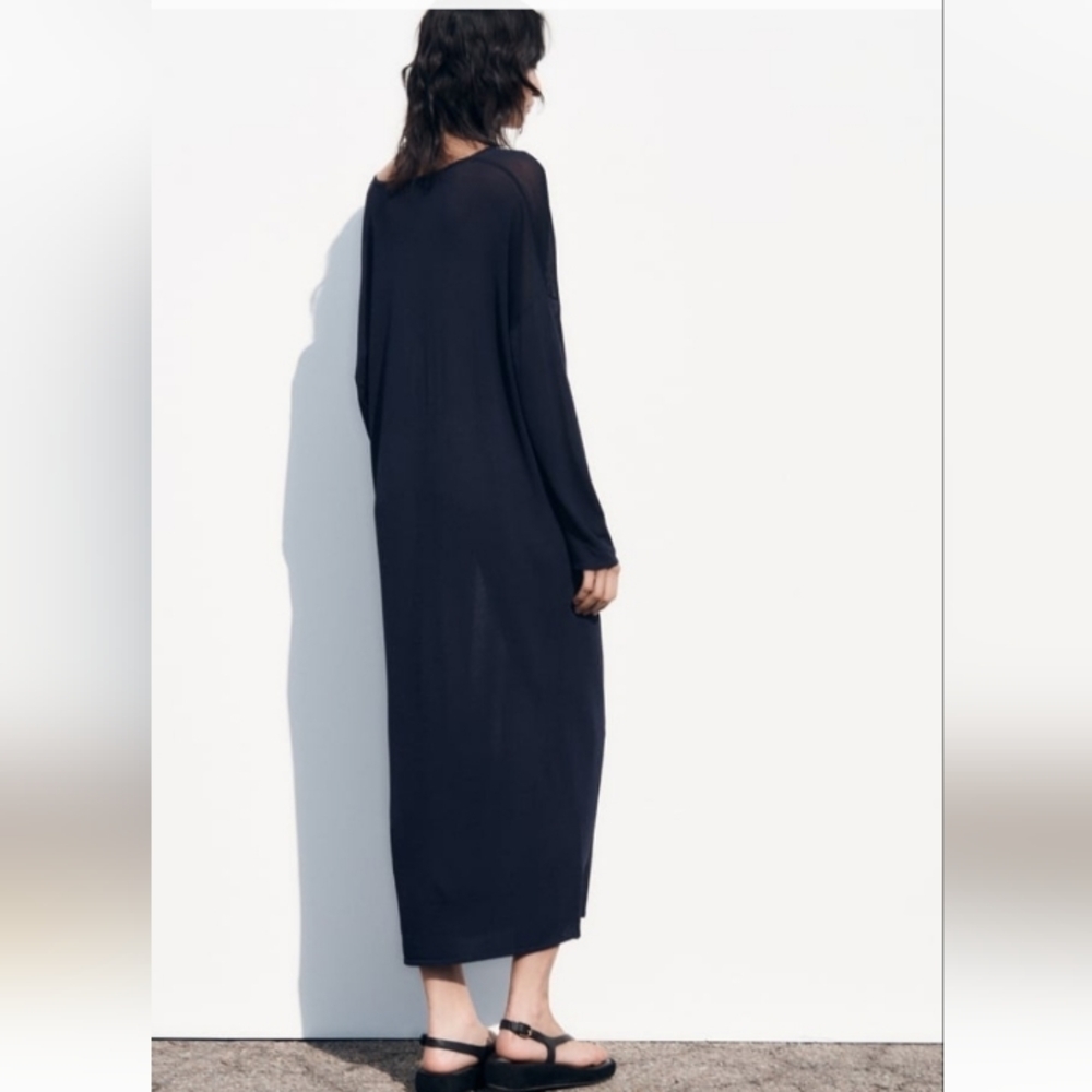 Zara Knit Midi Dress - Picture 2 of 7